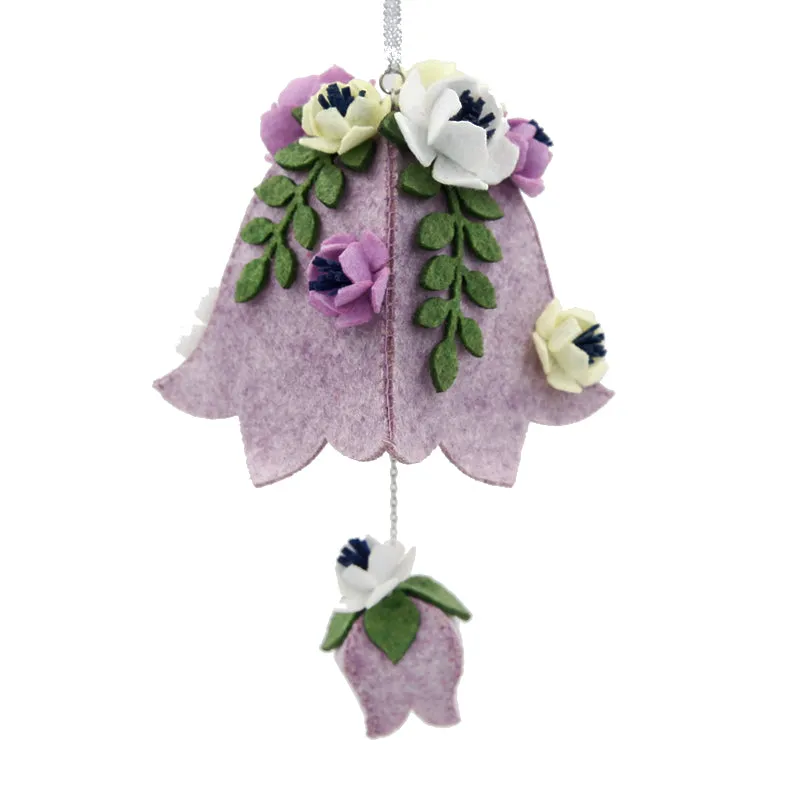 DIY Kit Felt Flower Ornaments Decor
