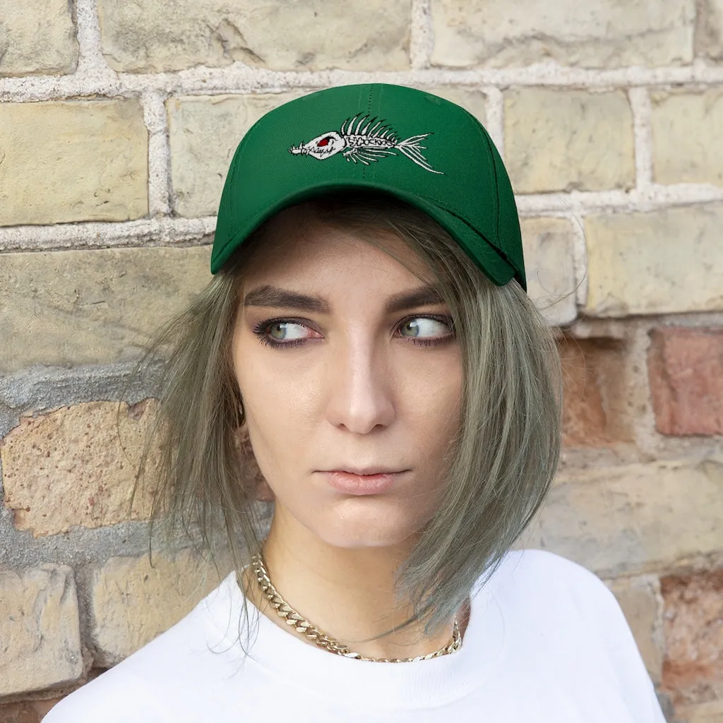 Fish Bone Unisex Twill Hat