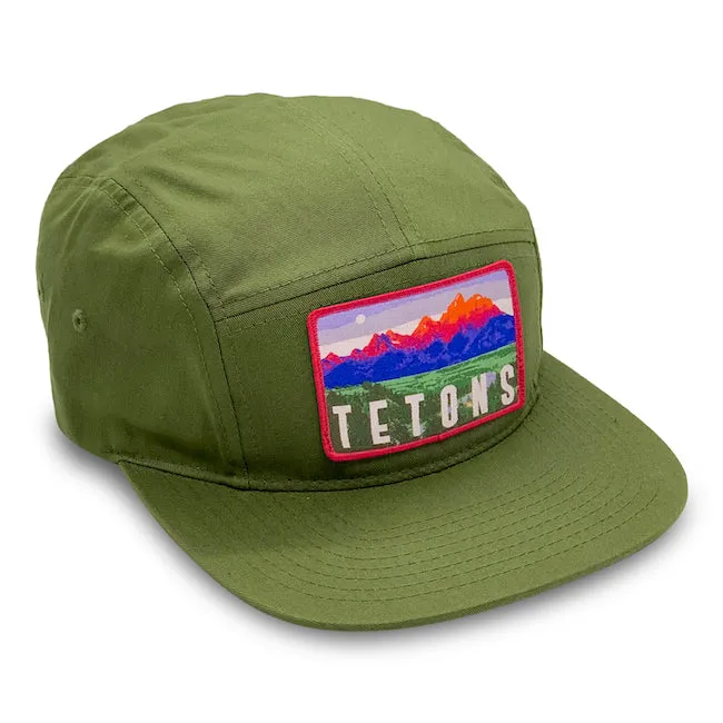 National Park Hat - Grand Teton 5 Panel