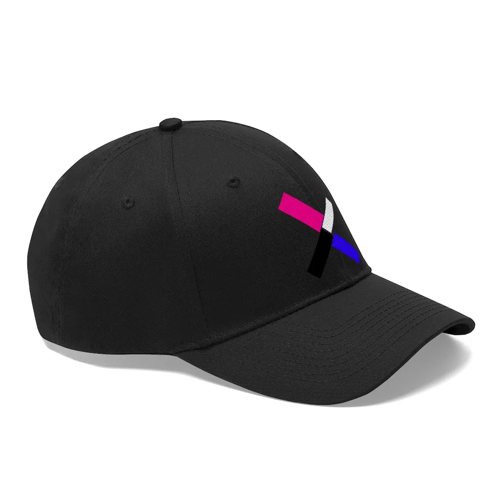 "X" Initial Adult Cap