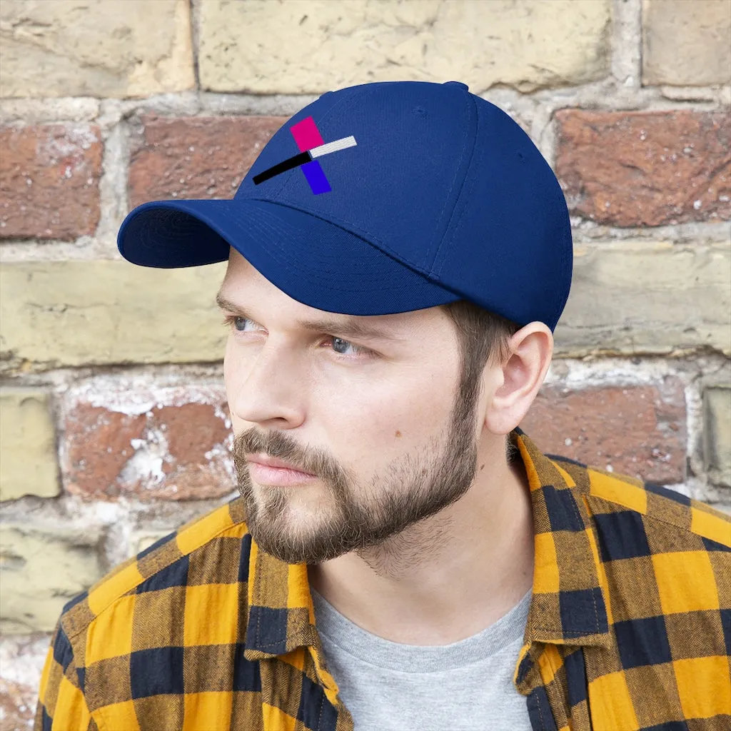 "X" Initial Adult Cap
