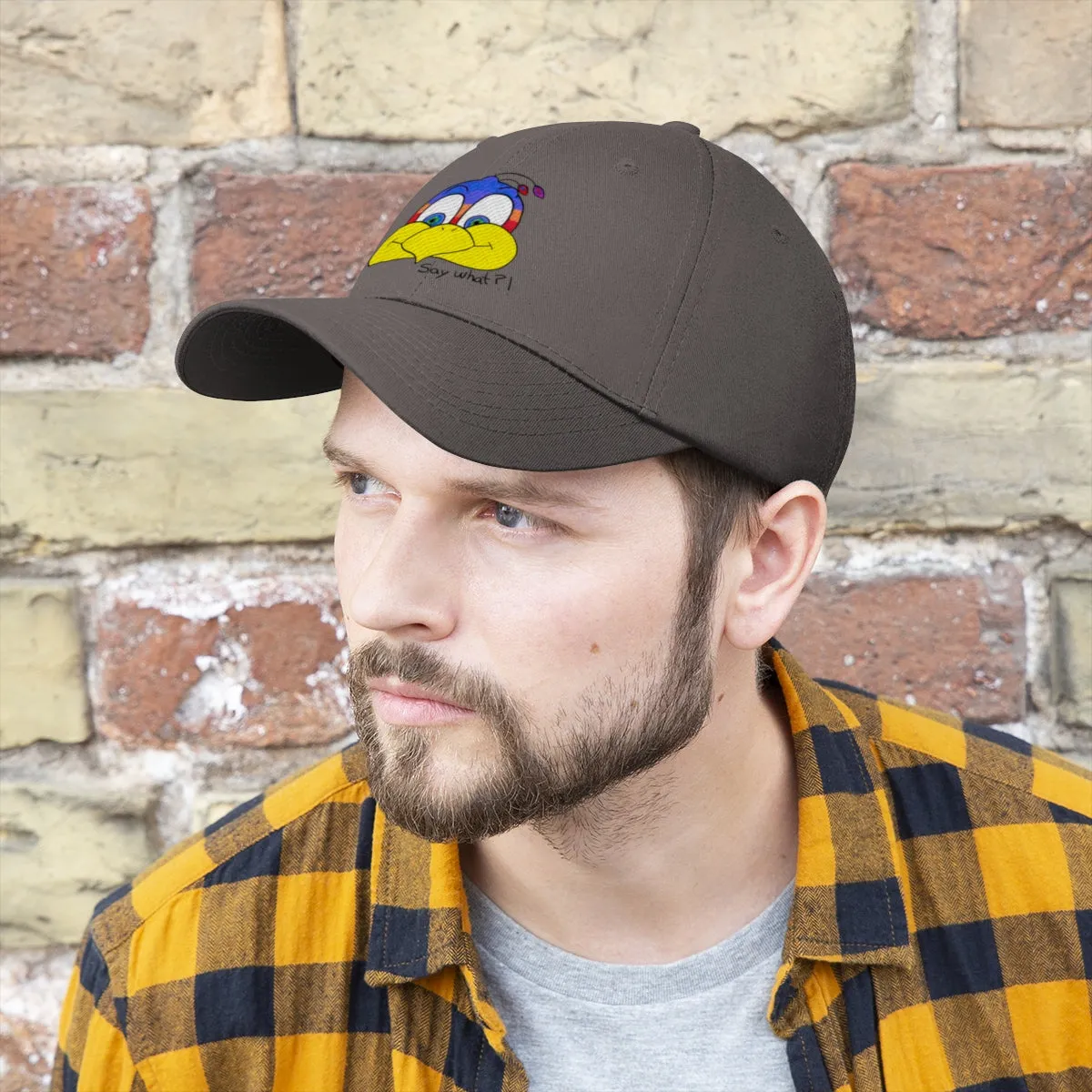 Say what?! Unisex Twill Hat