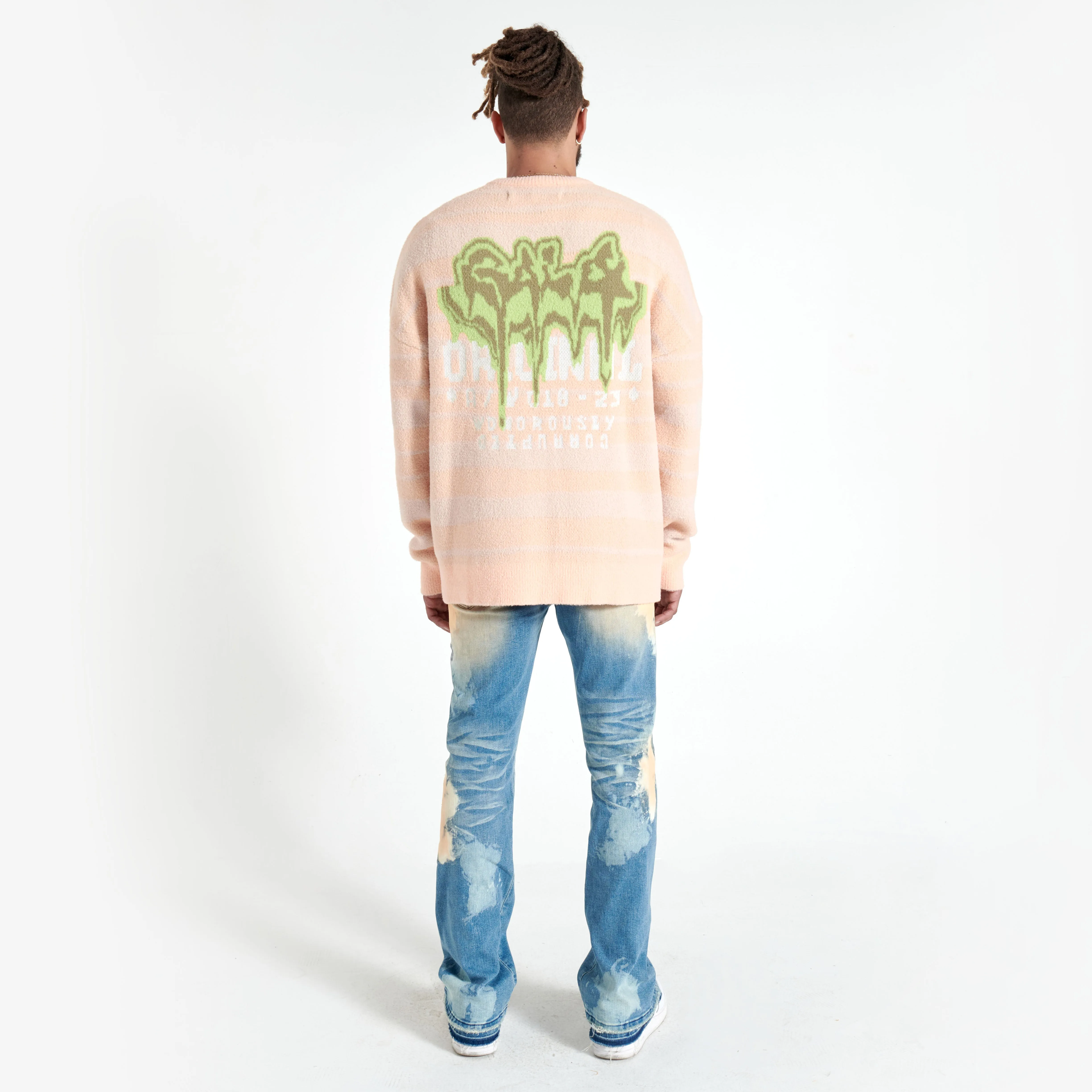 WONDER MOHAIR SWEATER (PINK/LEMONADE)